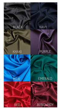 Silky Robe with Bow Cuff Ties - Okiya Studio