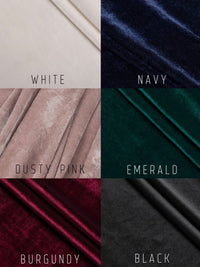 Velour Long Robe with Satin Ties-Robes-Okiya Studio