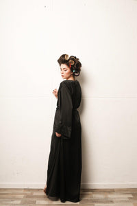 Kimono Silk Long Robe-Robes-Okiya Studio